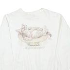 OCEAN FASHIONS Virginia Beach Womens Sweatshirt White Crew Neck USA L