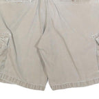 CARHARTT Mens Beige Cargo Cotton Blend Shorts M W32 Durable Workwear