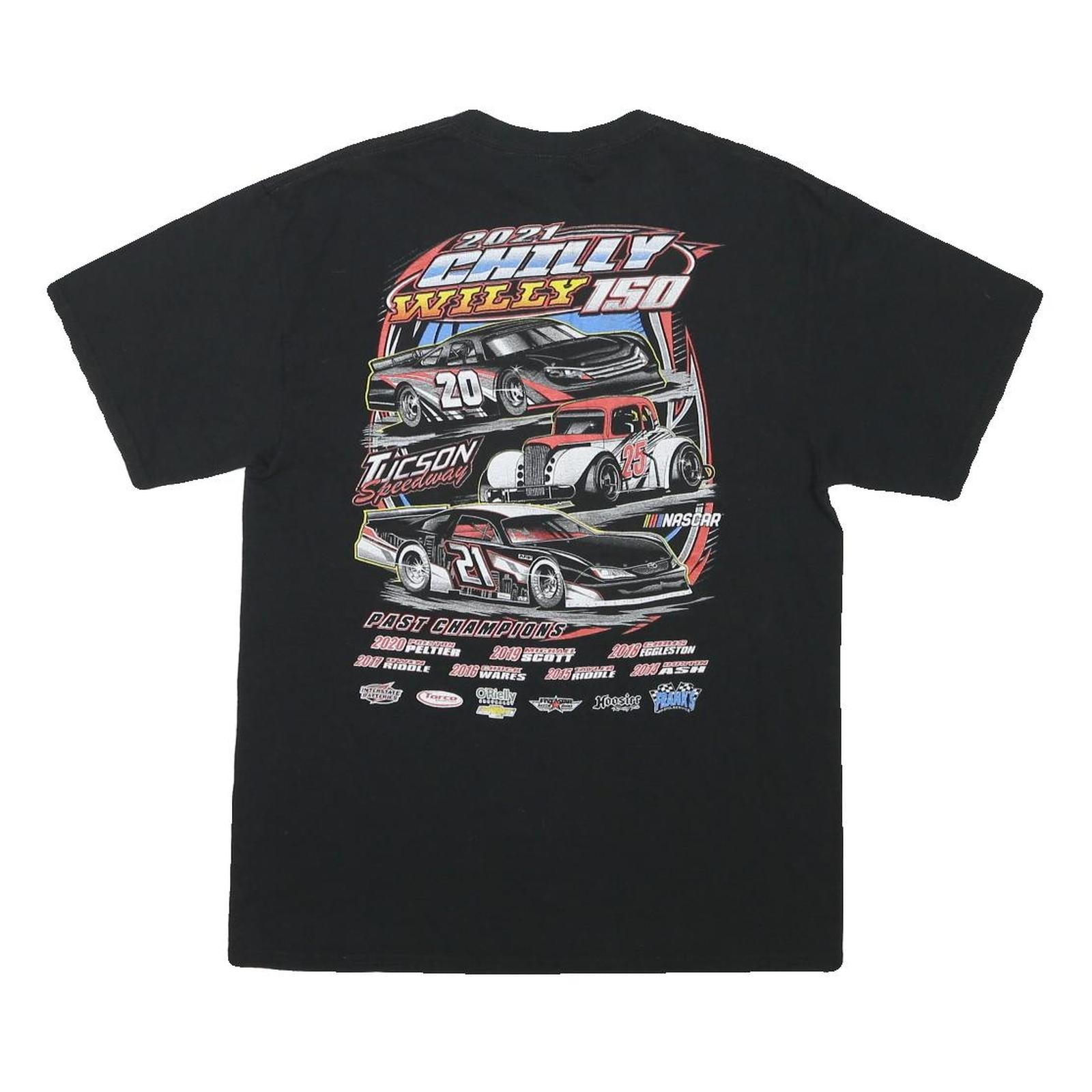 PORT & COMPANY Mens Black Chilly Willy 150 Graphic T-Shirt M Short Sleeve Crew