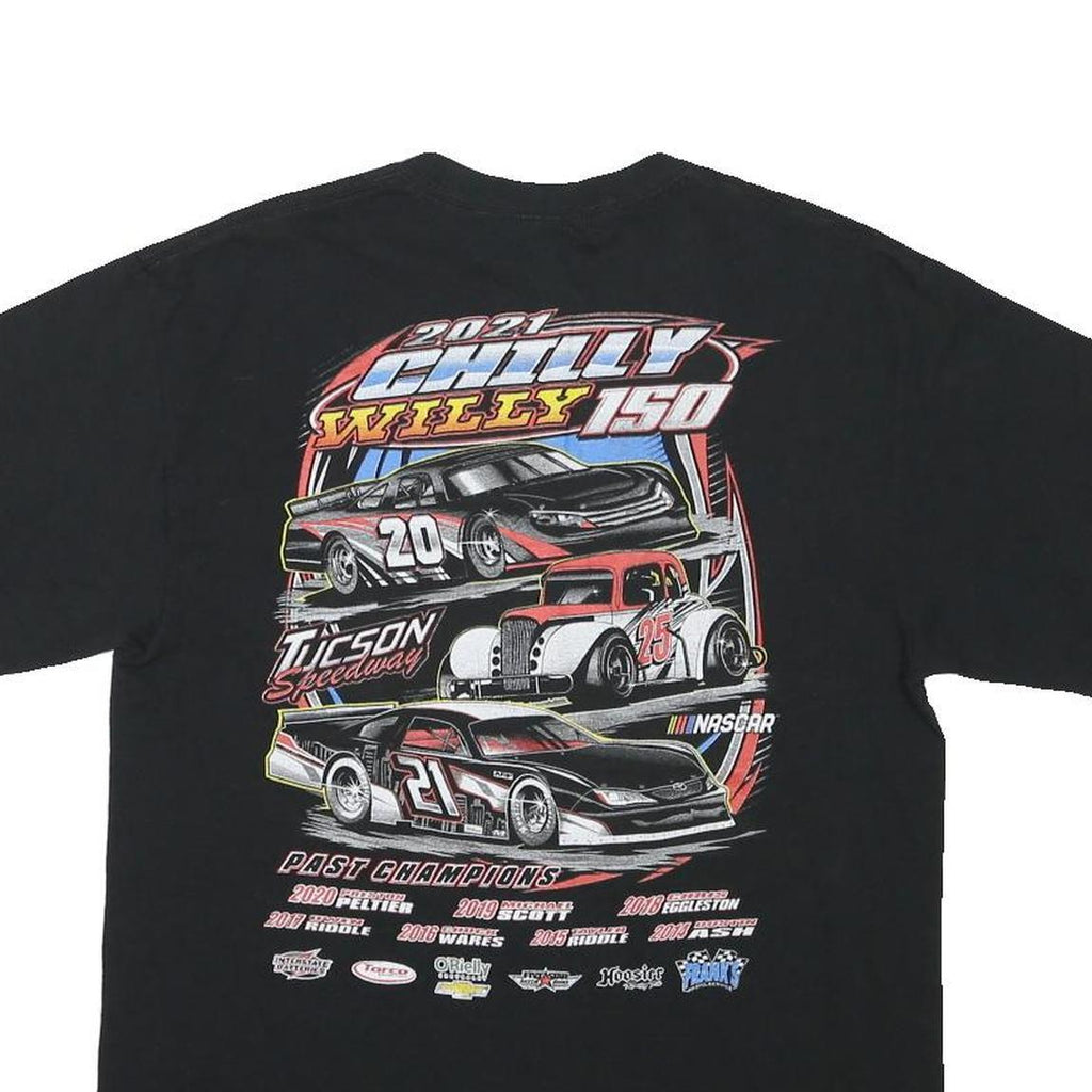 PORT & COMPANY Mens Black Chilly Willy 150 Graphic T-Shirt M Short Sleeve Crew