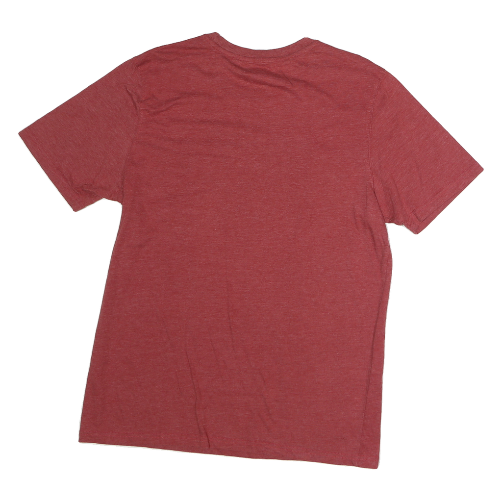 Mens Red Indiana Graphic T-Shirt XL Short Sleeve Crew Neck Cotton Casual