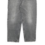 LEVI'S Mens Jeans Grey Relaxed Straight Denim Medium W38 L30 Classic Cotton