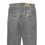 LEVI'S Mens Jeans Grey Relaxed Straight Denim Medium W38 L30 Classic Cotton