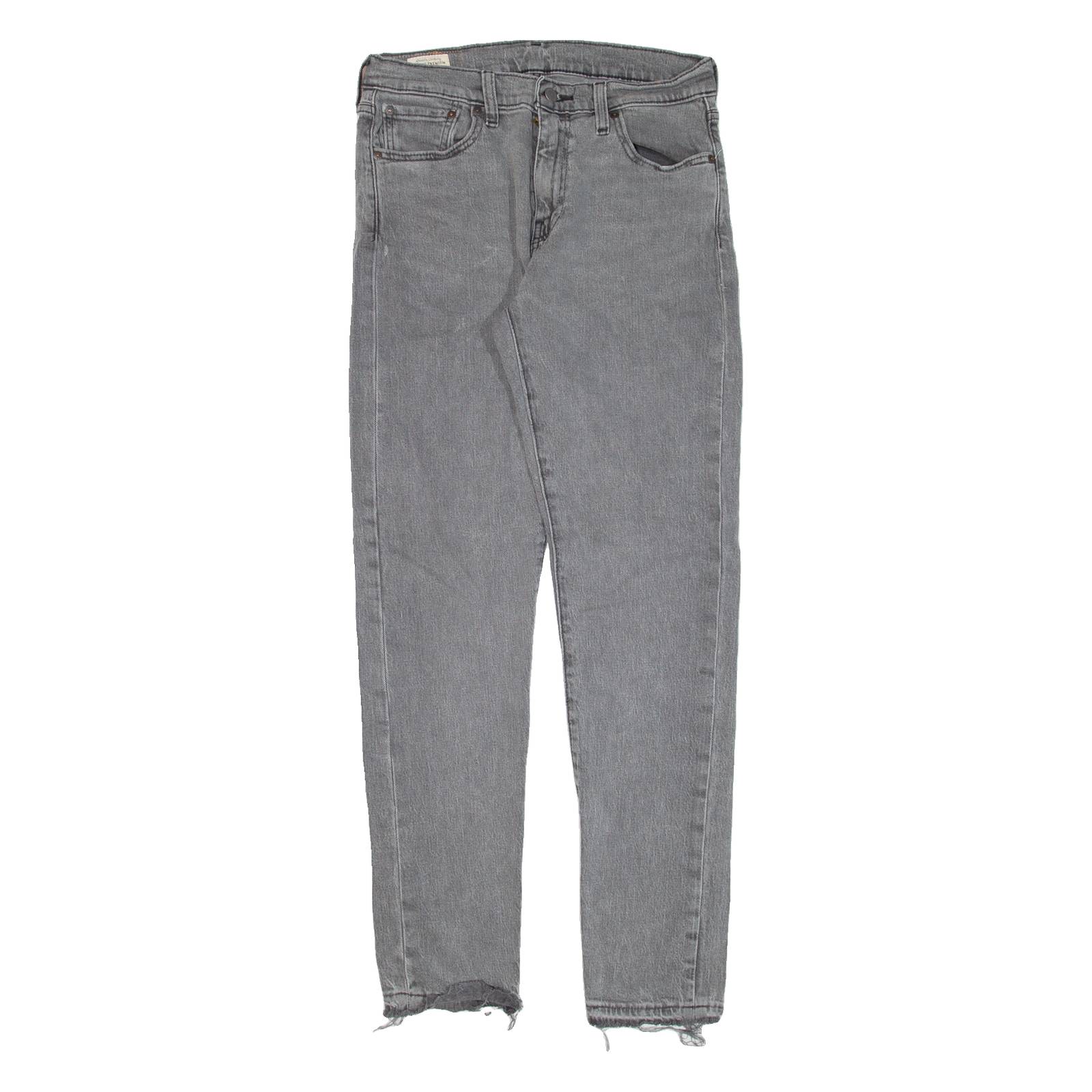 LEVI'S 512 BIG E Jeans Mens Grey Slim Tapered W30 L32