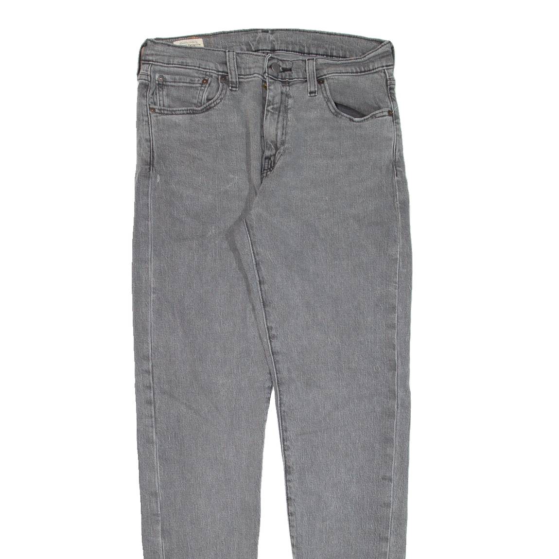 LEVI'S 512 BIG E Jeans Mens Grey Slim Tapered W30 L32