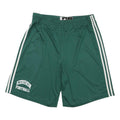 ADIDAS Mens Shorts Green & White Casual L W32 Edison Football Polyester