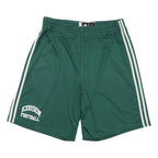 ADIDAS Mens Shorts Green & White Casual L W32 Edison Football Polyester