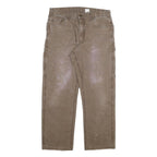 CARHARTT Mens Jeans Regular Straight Denim Rinse W34 L29 Workwear Utility