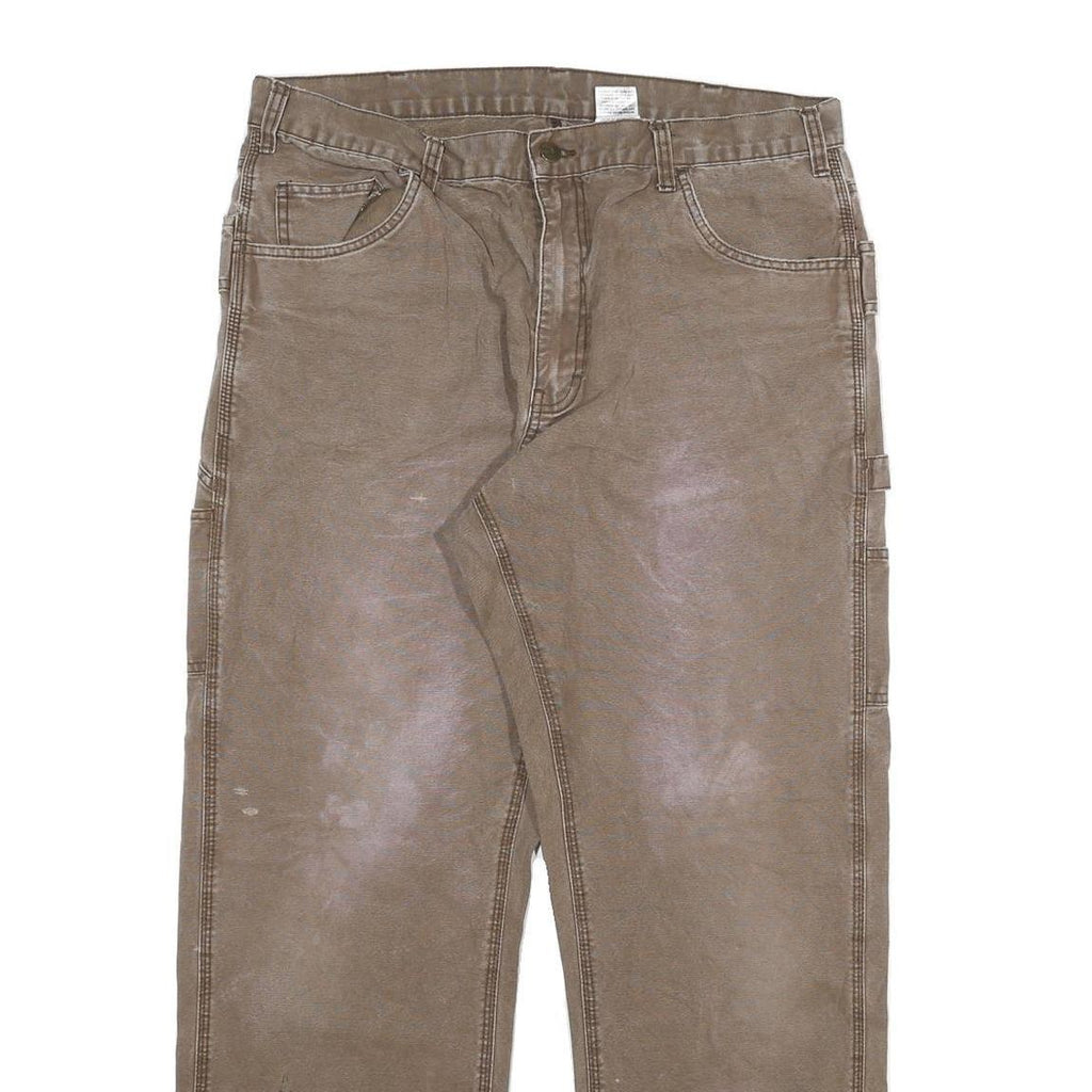 CARHARTT Mens Jeans Regular Straight Denim Rinse W34 L29 Workwear Utility