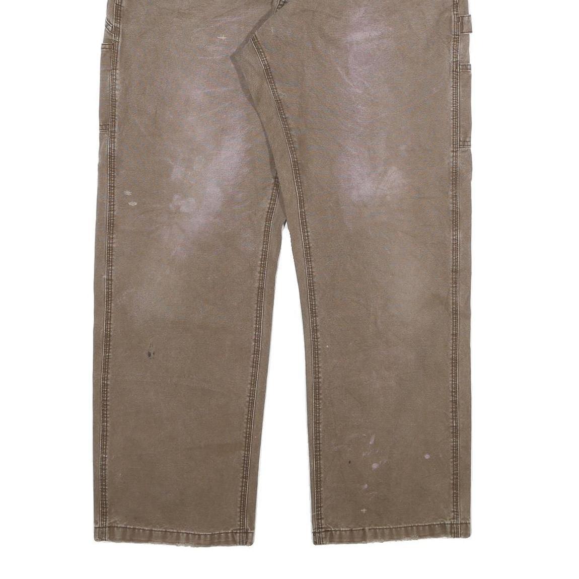 CARHARTT Mens Jeans Regular Straight Denim Rinse W34 L29 Workwear Utility