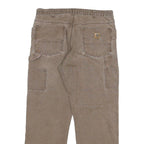 CARHARTT Mens Jeans Regular Straight Denim Rinse W34 L29 Workwear Utility