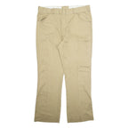DICKIES Mens Trousers Beige Regular Straight W40 L31