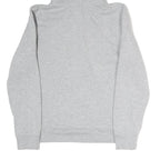 THE NORTH FACE Womens Grey Hoodie L Cotton Logo Pullover Casual Sweatshirt