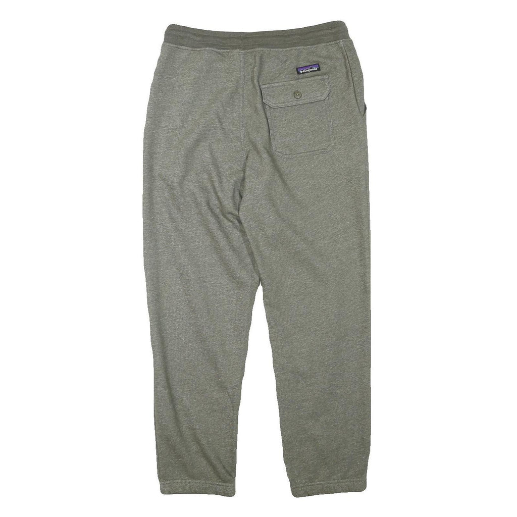PATAGONIA Mens Joggers Grey Slim Tapered S W29 L27 Cotton Blend Drawstring