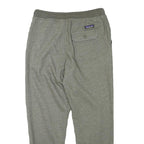 PATAGONIA Mens Joggers Grey Slim Tapered S W29 L27 Cotton Blend Drawstring