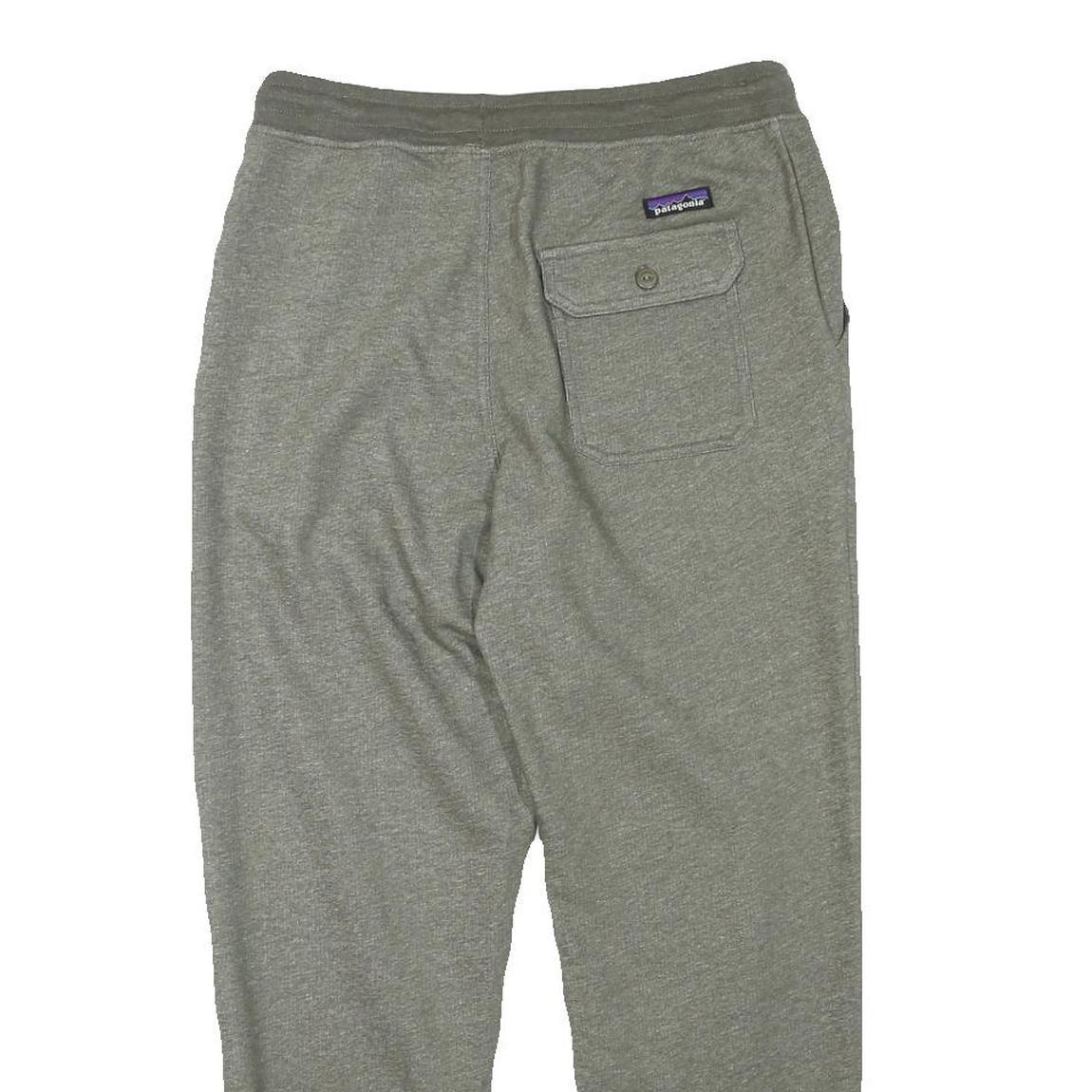 PATAGONIA Mens Joggers Grey Slim Tapered S W29 L27 Cotton Blend Drawstring