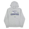NIKE Mens Grey Conference Champions Hoodie XL NFL Football Sweatshirt