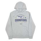 NIKE Mens Grey Conference Champions Hoodie XL NFL Football Sweatshirt
