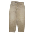 LEVI'S 533 Mens Relaxed Jeans Beige Denim W32 L29 Classic Cotton Blend Zip