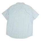 LEVI'S Mens Blue Plain Shirt L Casual Cotton Button Shirt Summer