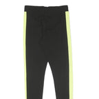 PUMA Womens Joggers Black & Yellow Slim Skinny UK 10 W24 L28 Athletic Track