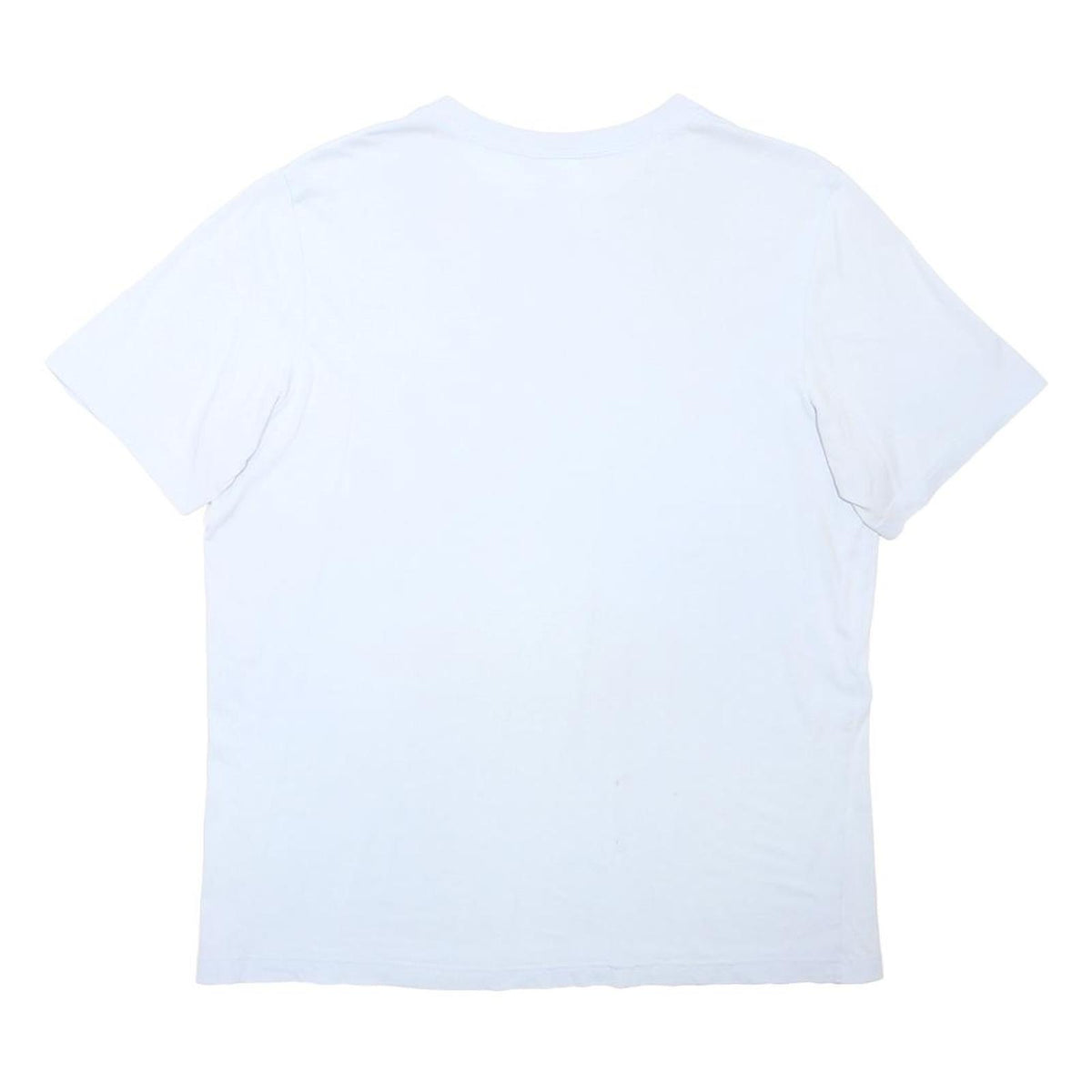 ADIDAS Mens White L T-Shirt Short Sleeve Crew Neck Cotton Blend Casual