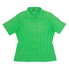MAMMUT Womens Printed Shirt Green Collared Check L