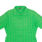 MAMMUT Womens Printed Shirt Green Collared Check L