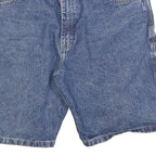 WRANGLER Mens Denim Blue Casual Shorts L W36 Comfortable Cotton Blend