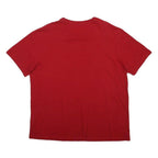 NAUTICA Mens Red Graphic T-Shirt XL Short Sleeve Crew Neck Cotton Blend