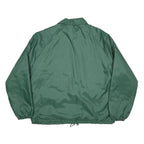 CHAMPION Mens Green Yellow Seneca Valley Coach Jacket L Synthetic Button Plain