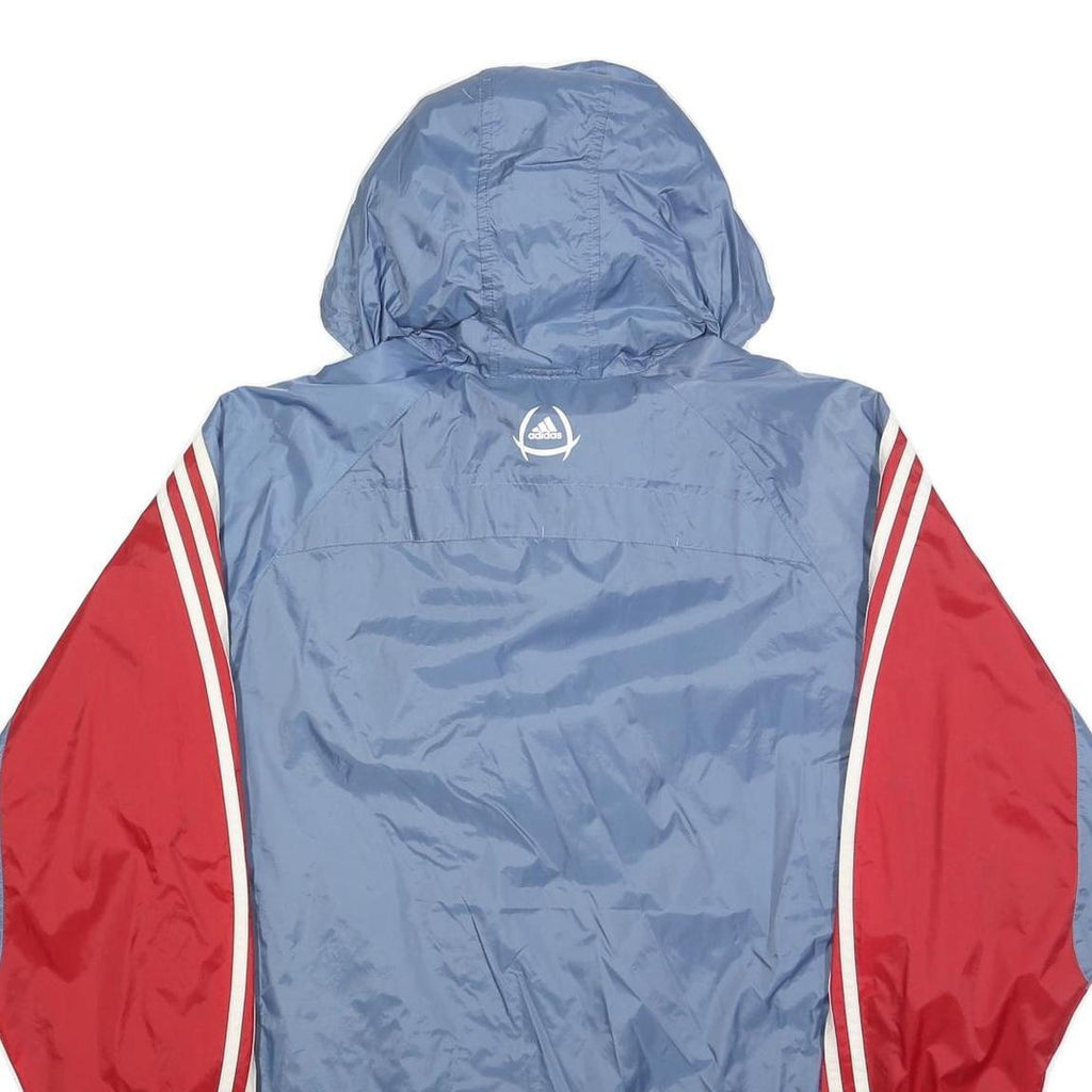 ADIDAS Mens Blue & Red FC Bayern Munich Track Jacket S Polyester Football Sports