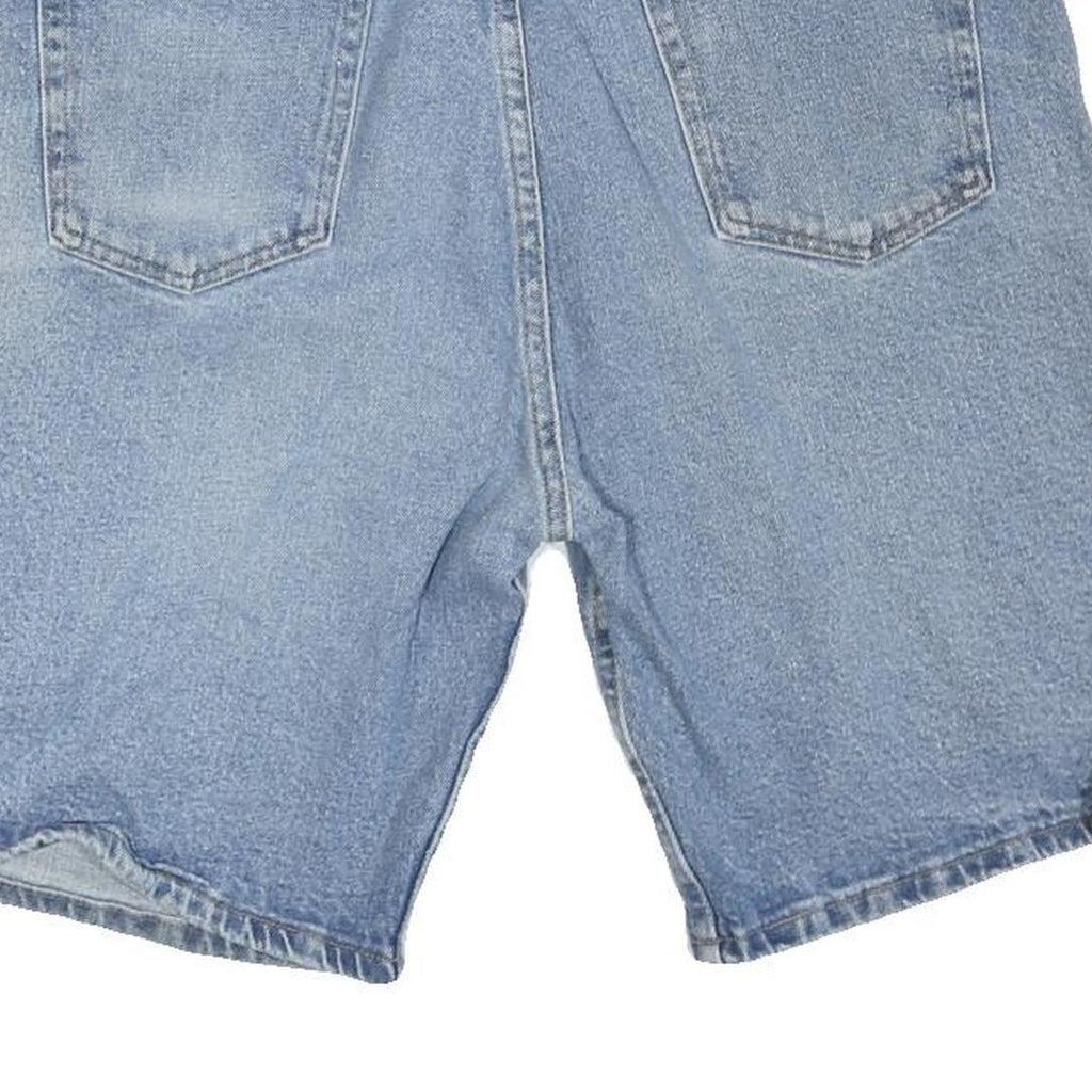 WRANGLER Mens Denim Blue Casual Shorts L W36 Classic Cotton Blend 5-Pocket