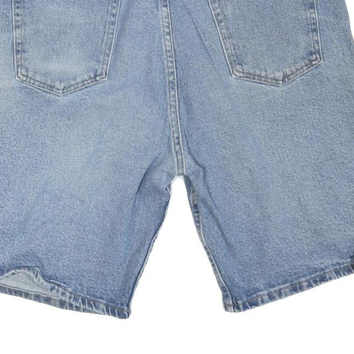 WRANGLER Mens Denim Blue Casual Shorts L W36 Classic Cotton Blend 5-Pocket