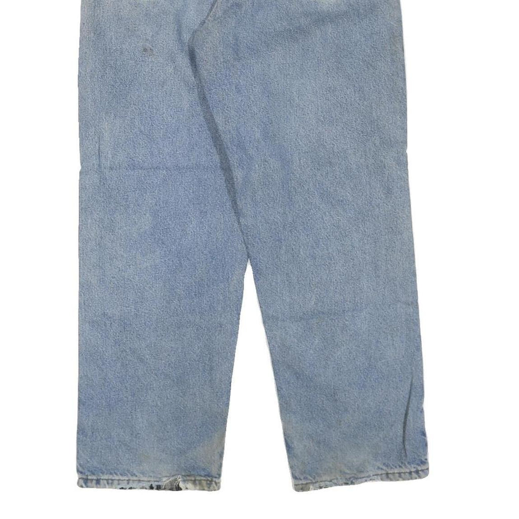 CARHARTT Mens Jeans Blue Regular Straight Denim Medium W36 L30 Workwear