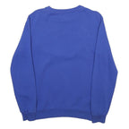 MNML Womens Blue Sweatshirt Crew Neck S Cotton Pullover Logo Print Casual