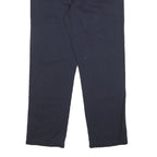 CHAPS Mens Cotton Navy Slim Straight Trousers W32 L30 Classic Zip Closure