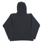 HANES Mens Black Chico High Soccer Pullover Hoodie L Comfortable Cotton Blend