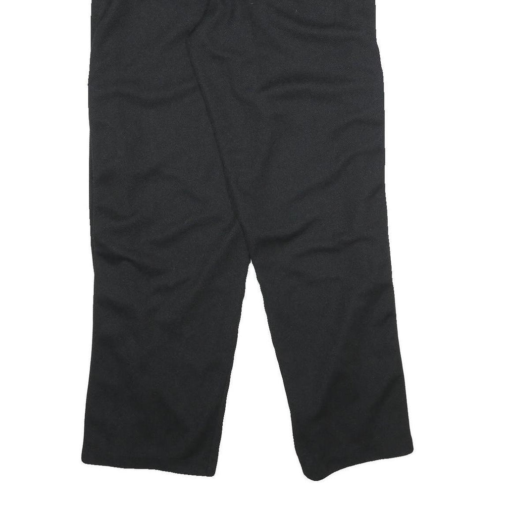 SPEEDWAY Mens Joggers Black L W26 L34 Regular Fit Straight Leg Polyester