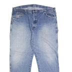 DICKIES Mens Blue Regular Fit Denim Jeans W44 L32 Workwear Zip Closure