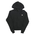 CHAMPION REVERSE WEAVE Womens Black Hoodie XS Classic Pullover Cotton Blend