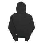 CHAMPION REVERSE WEAVE Womens Black Hoodie XS Classic Pullover Cotton Blend