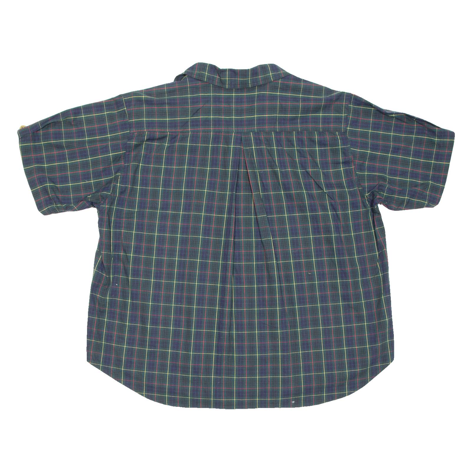 BEE-Q BY BISON Womens Shirt Green Check L