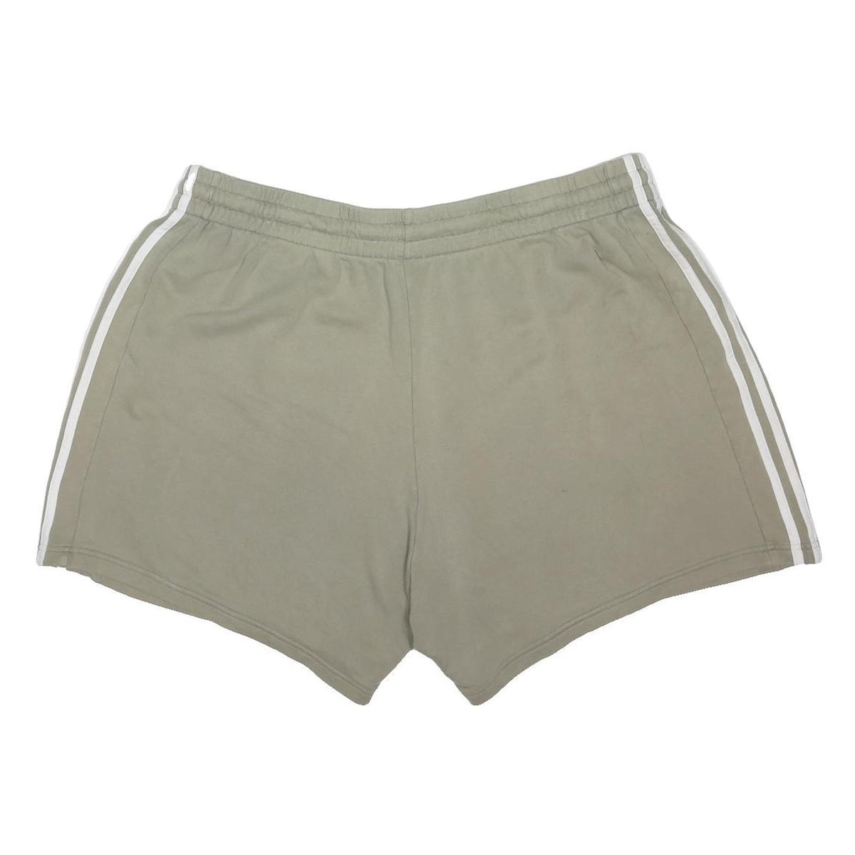 ADIDAS Mens Shorts Beige Casual Plain 3XL W40 Cotton Blend Drawstring Gym