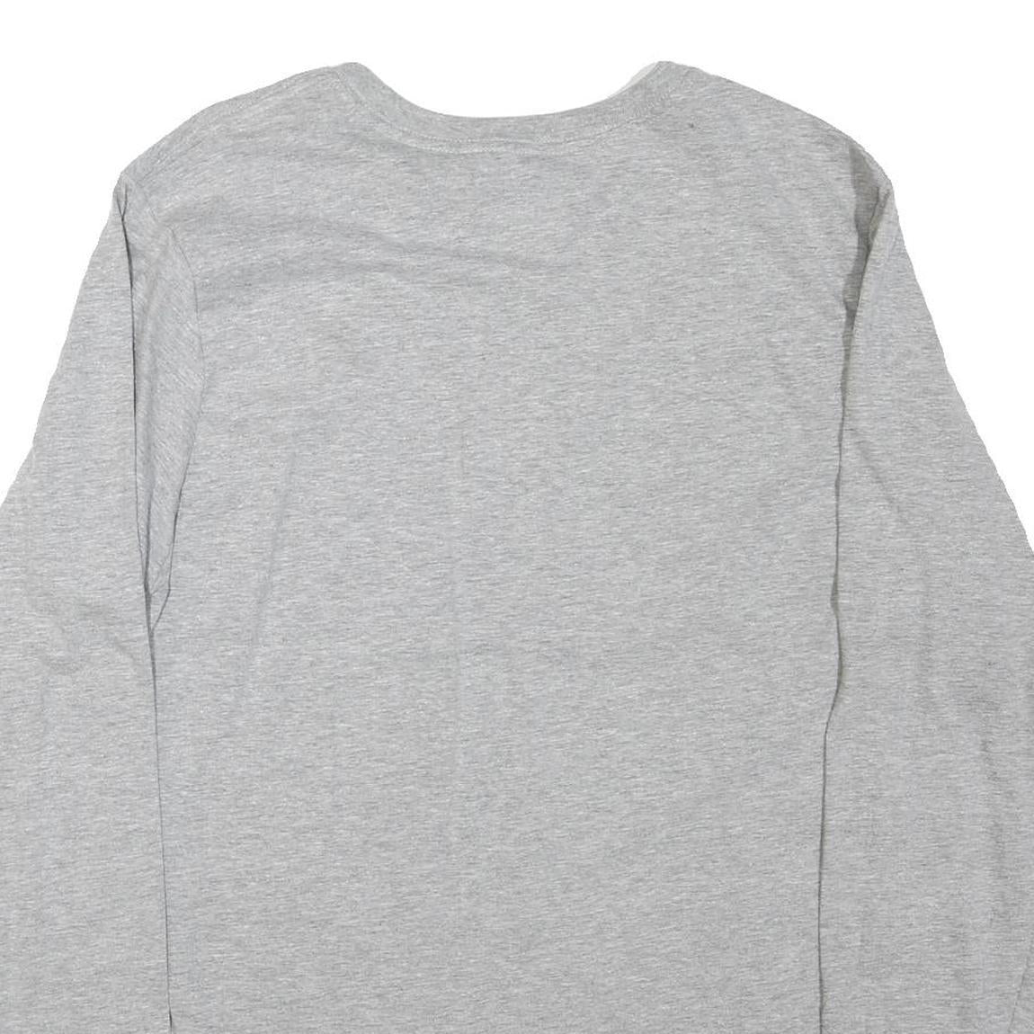 NIKE Mens Joggers Grey L W20 L30 Cotton Blend Slim Tapered Comfortable Casual