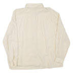 Womens Shirt Beige Collared Long Sleeve L