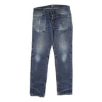 CARHARTT WIP Mens Jeans Blue Slim Straight Denim Medium W34 L30 Casual Wear