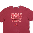 NIKE Mens Red Roll Tide Graphic T-Shirt XL Short Sleeve Crew Neck