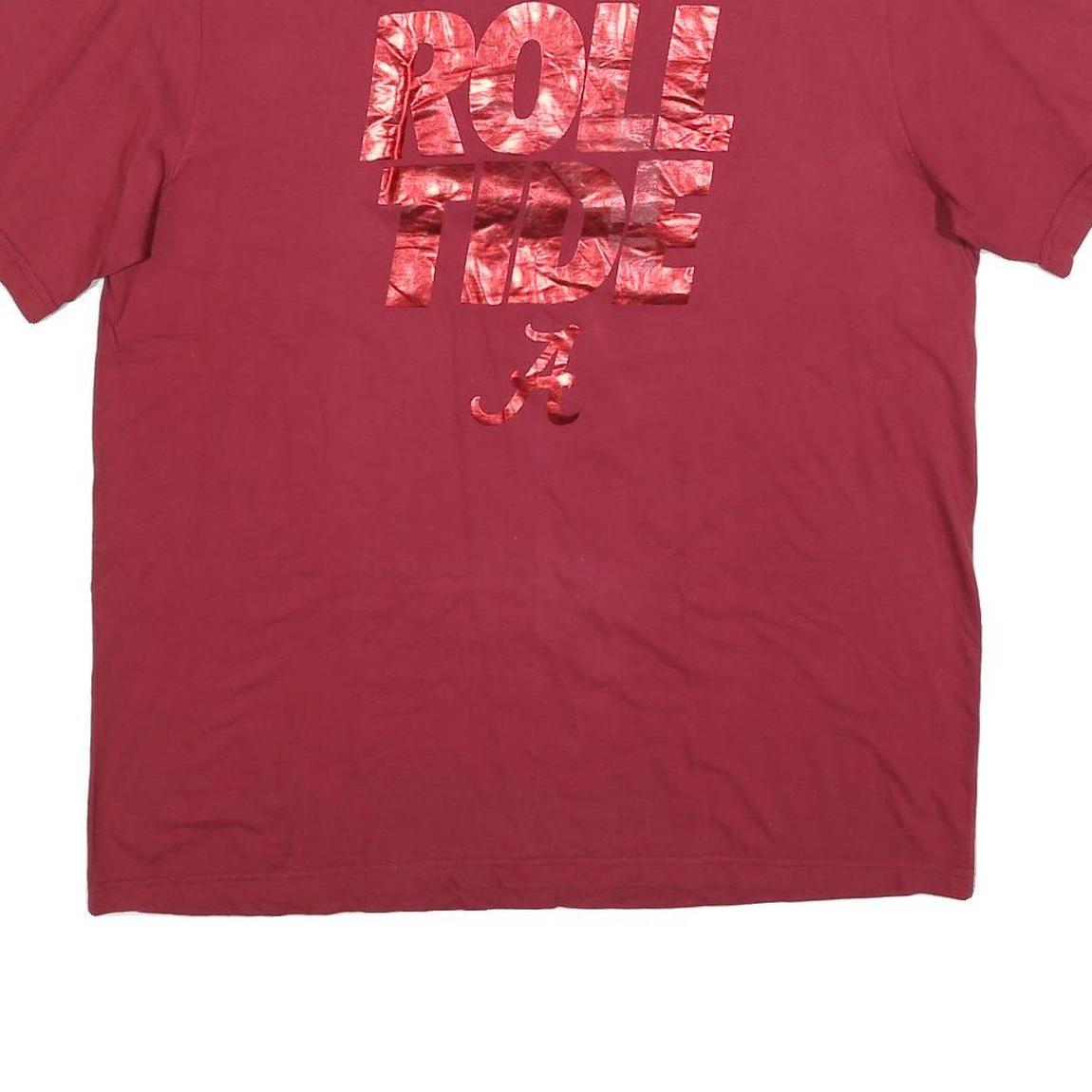 NIKE Mens Red Roll Tide Graphic T-Shirt XL Short Sleeve Crew Neck