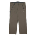 MAMMUT Womens Polyamide Blend Brown Regular Straight Trousers W33 L27 Outdoor